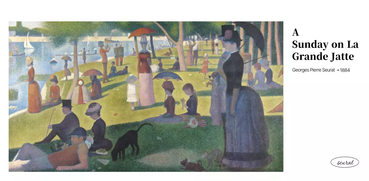 黒とグレーのシンプルでクラシックな名画。