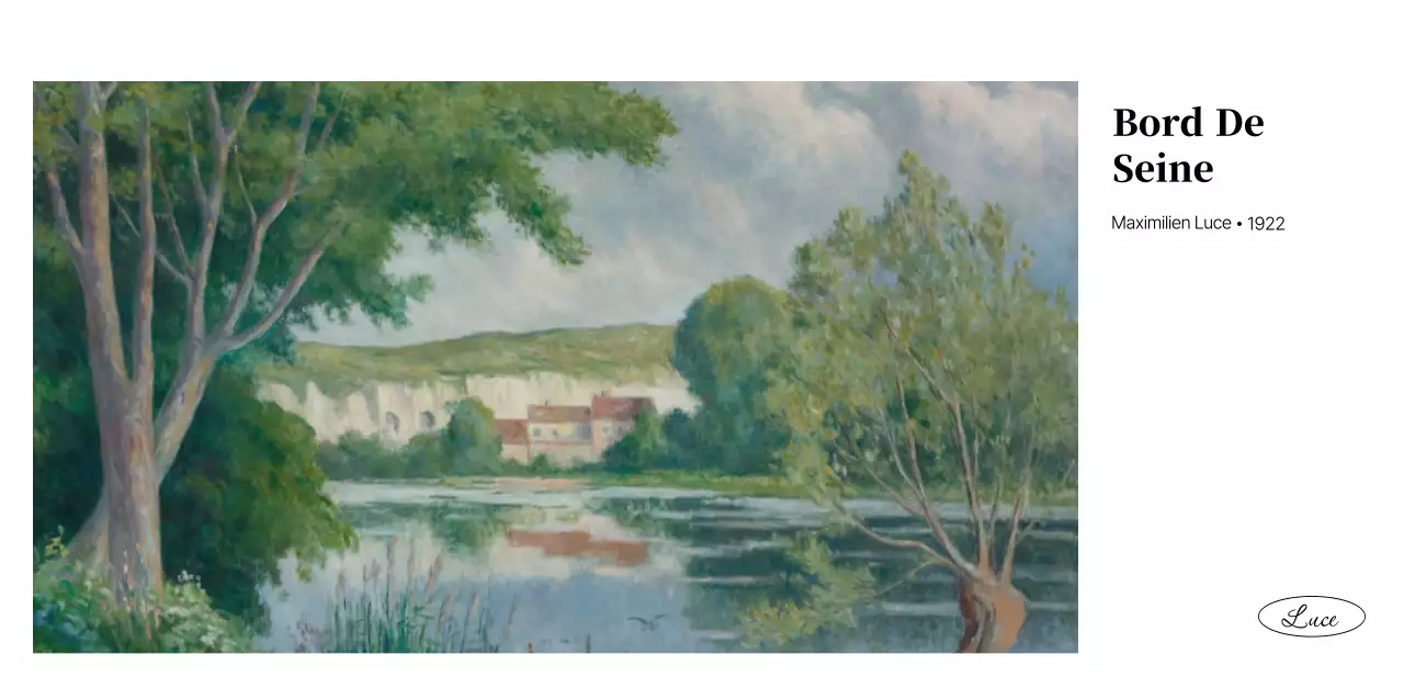 黒とグレーのシンプルでクラシックな名画。