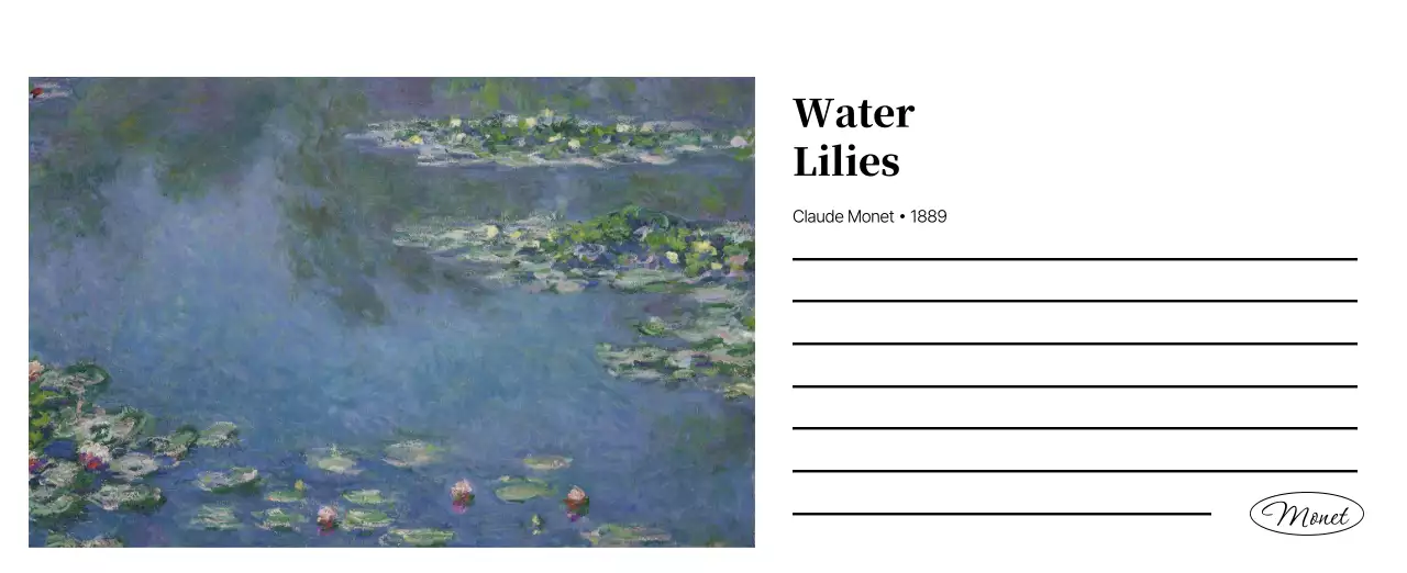 黒とグレーのシンプルでクラシックな名画。