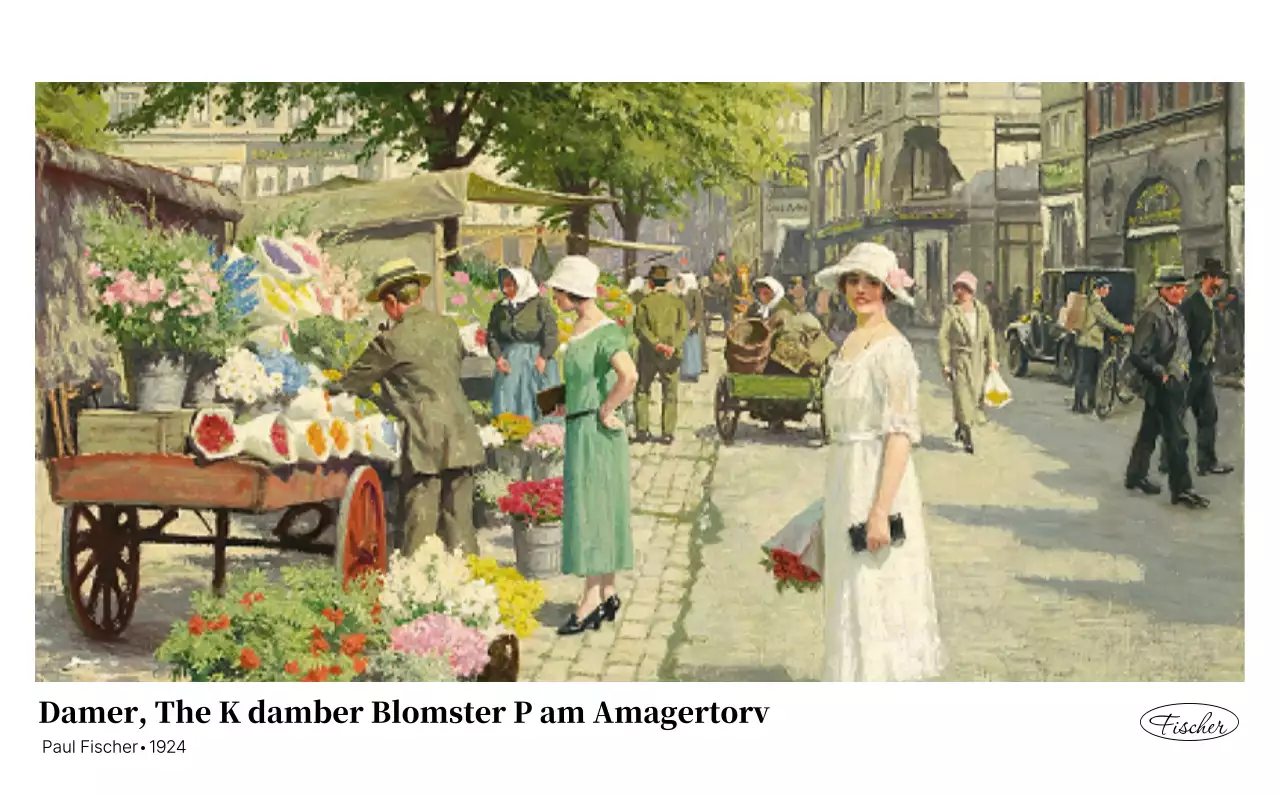 黒とグレーのシンプルでクラシックな名画。