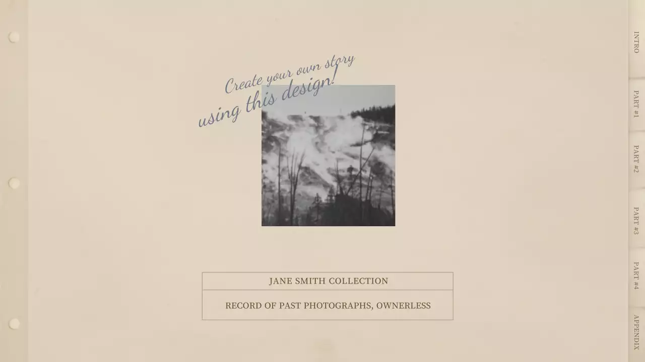 Beige Vintage Photography Document Presentation