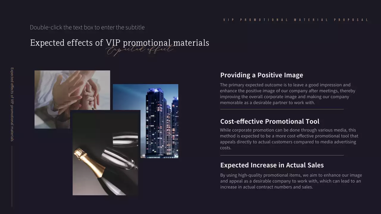 Black Professional Vip Promotion Proposal Presentation
