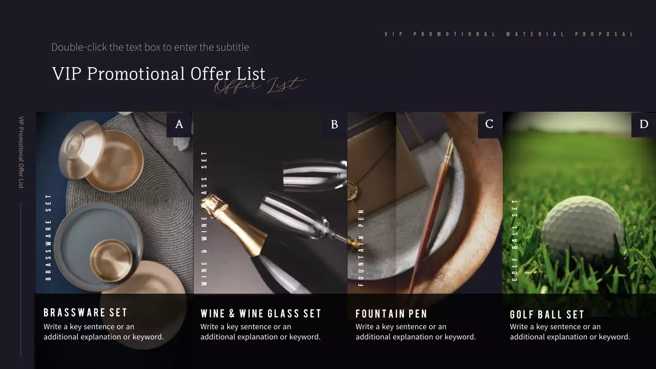 Black Professional Vip Promotion Proposal Presentation