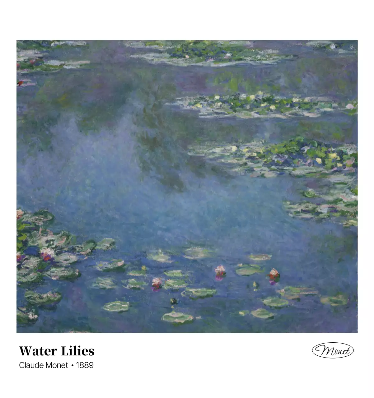 黒とグレーのシンプルでクラシックな名画。