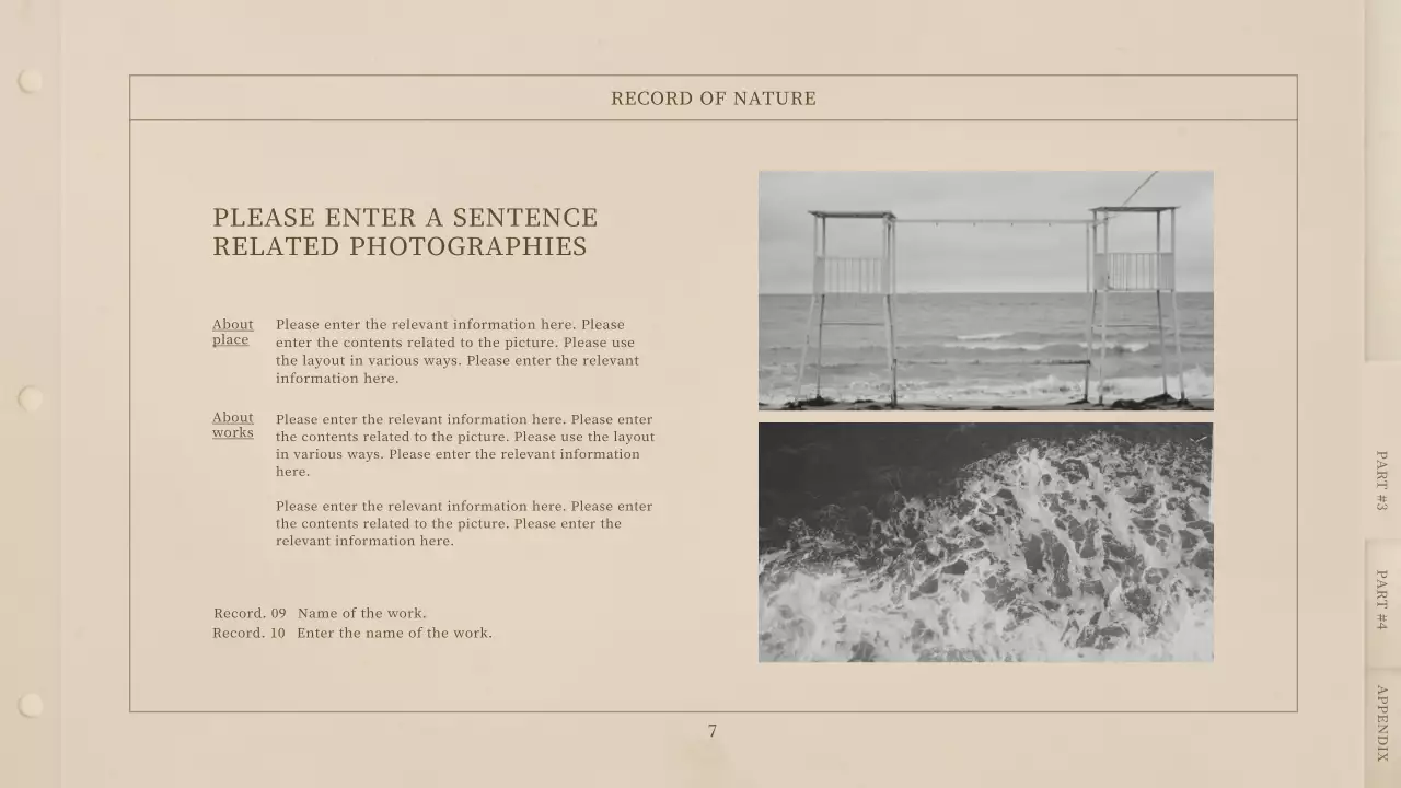 Beige Vintage Photography Document Presentation