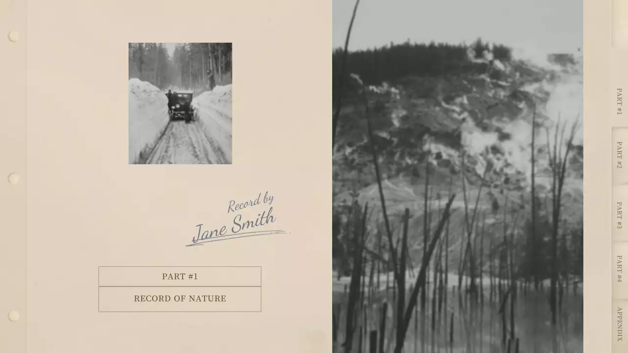 Beige Vintage Photography Document Presentation