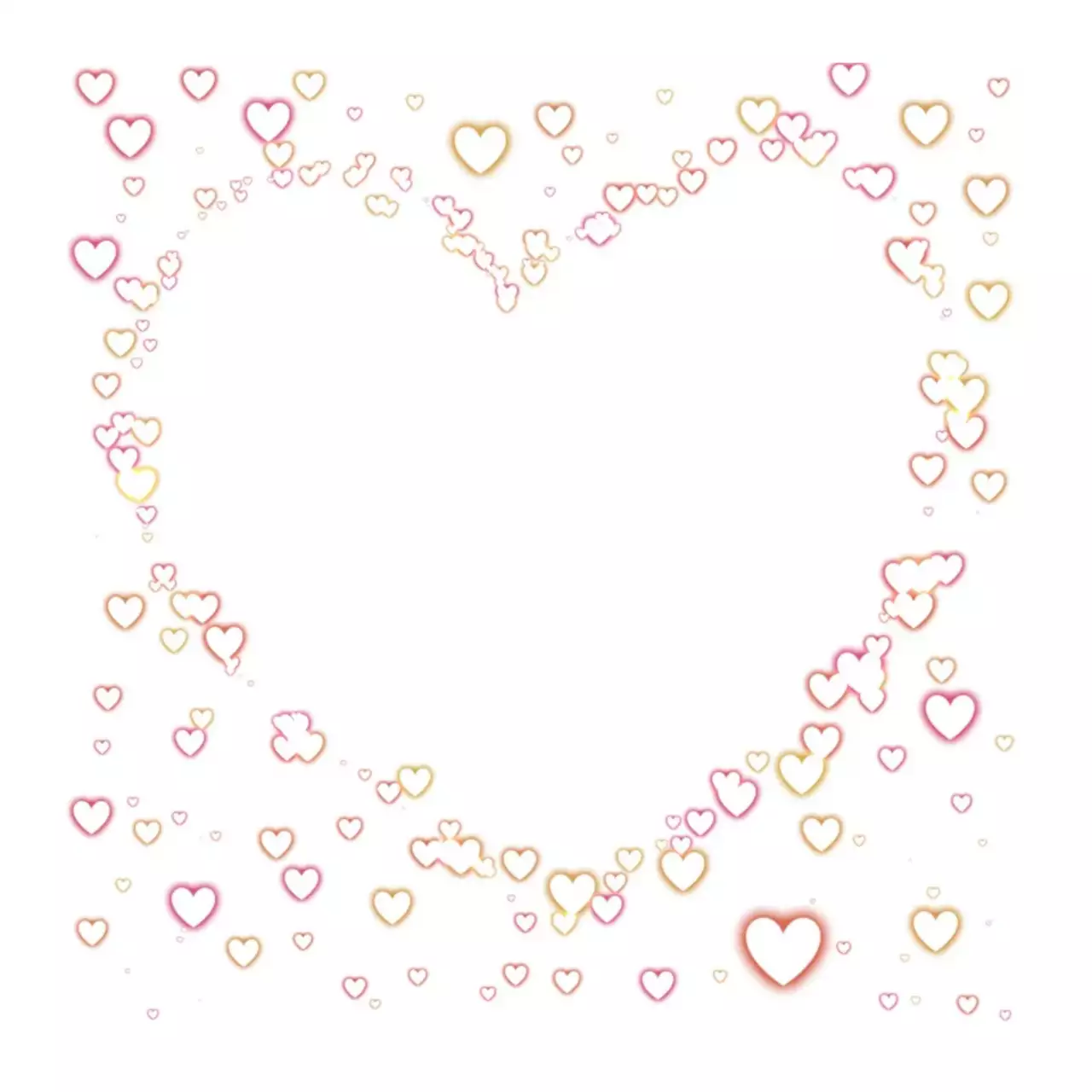 핑크 아기자기한 사랑 스티커