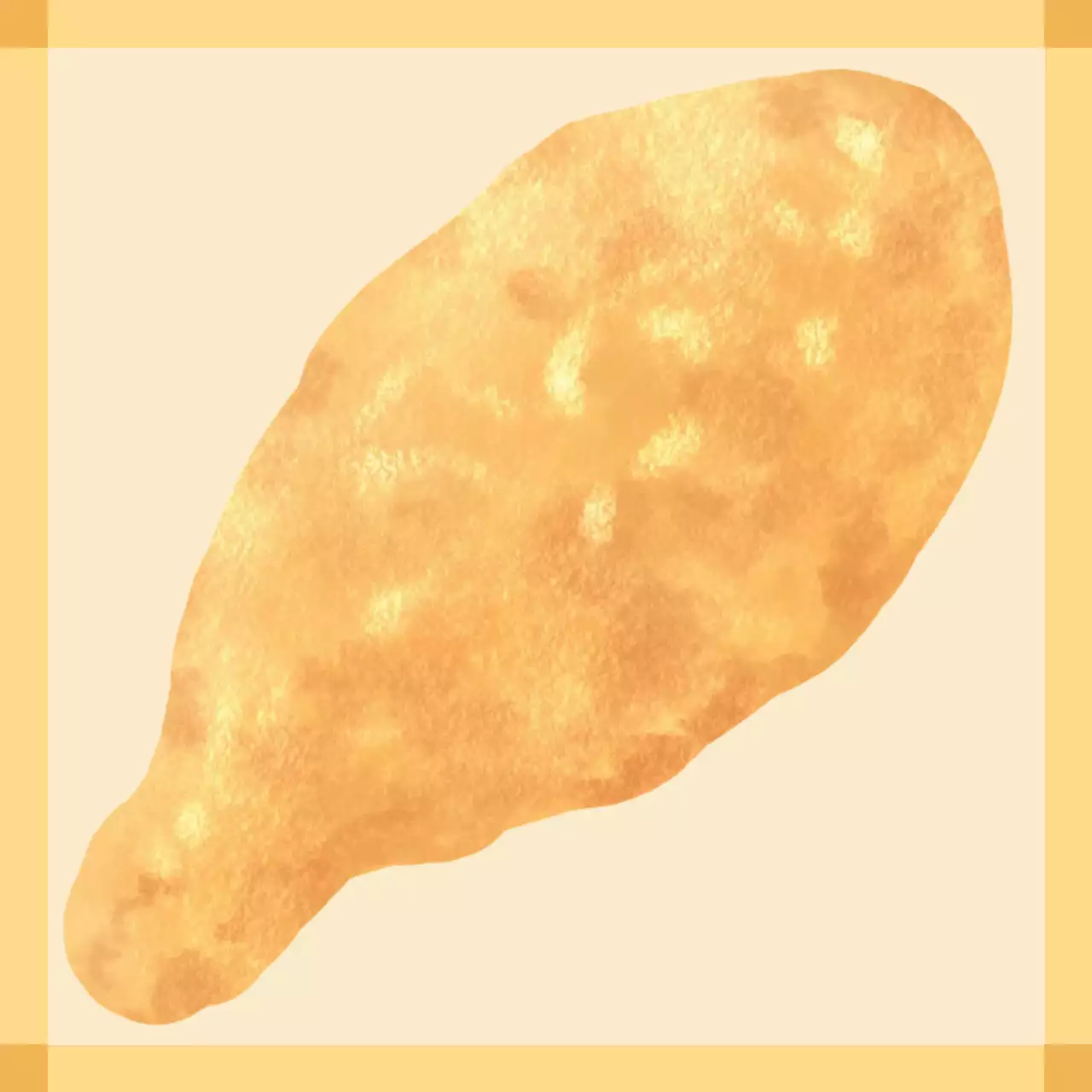 치킨 노랑 심플 음식