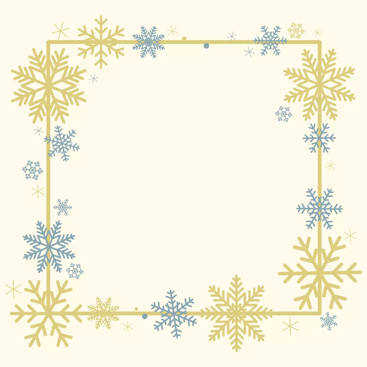 아이보리 심플 겨울 엽서