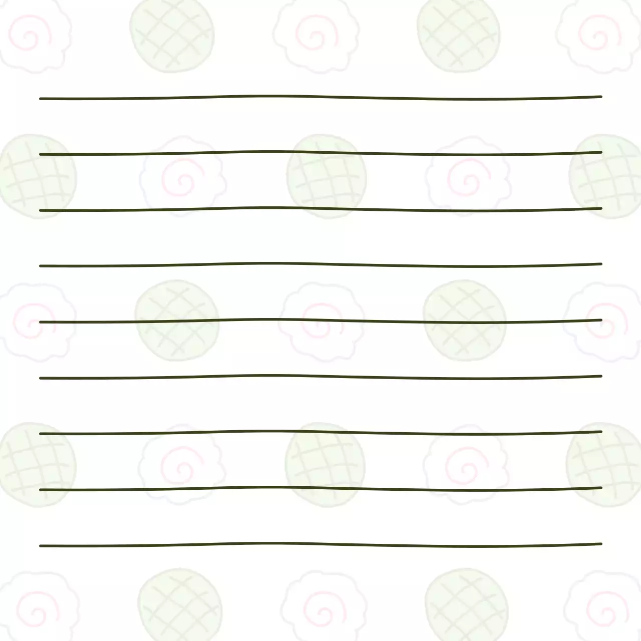 카키 심플 패턴 문구