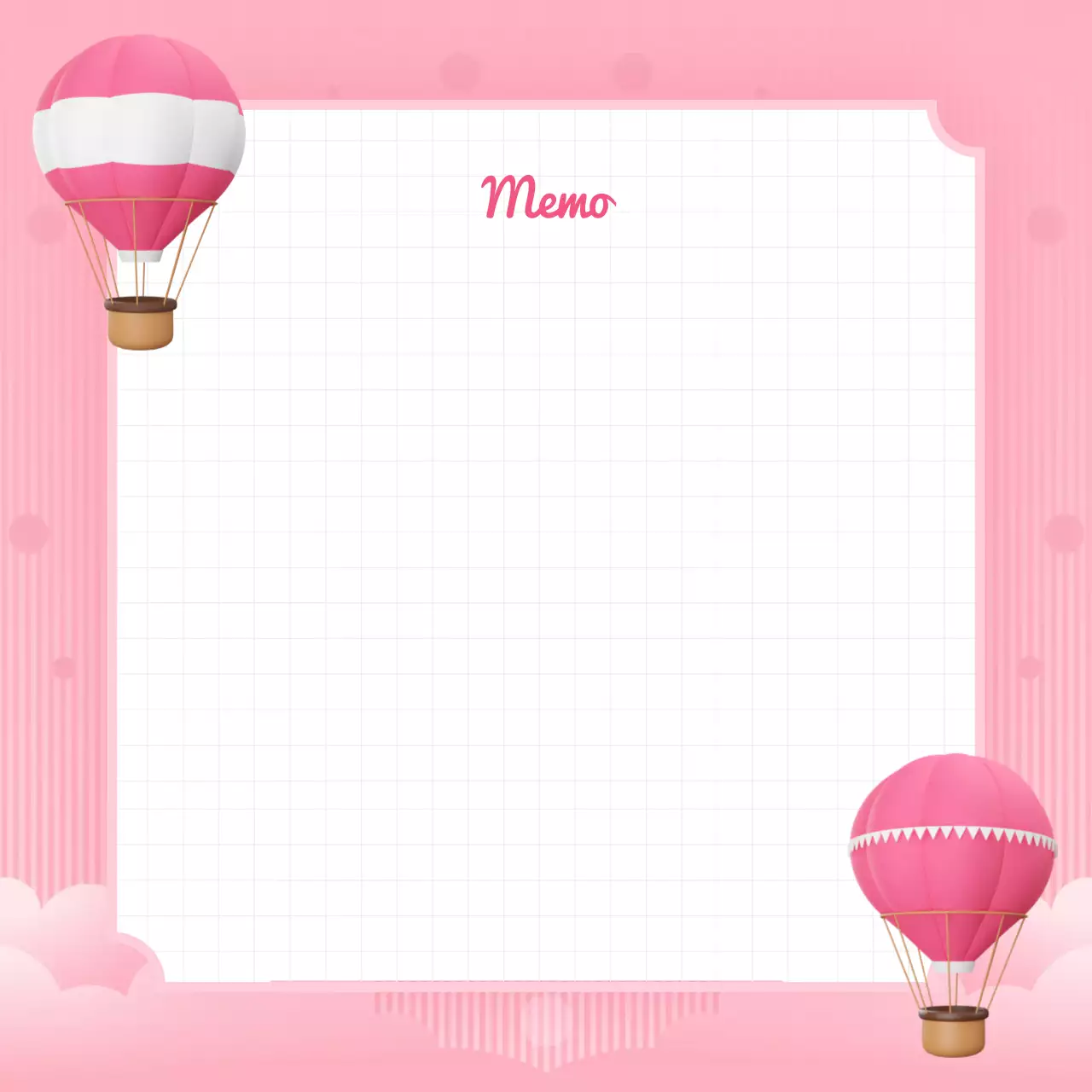 Perencana Catatan Minimal Merah Muda