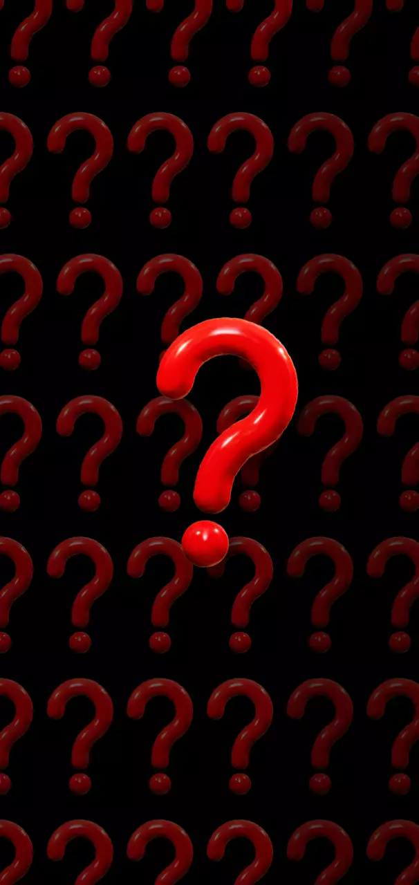 빨강 심플 미스터리 광고