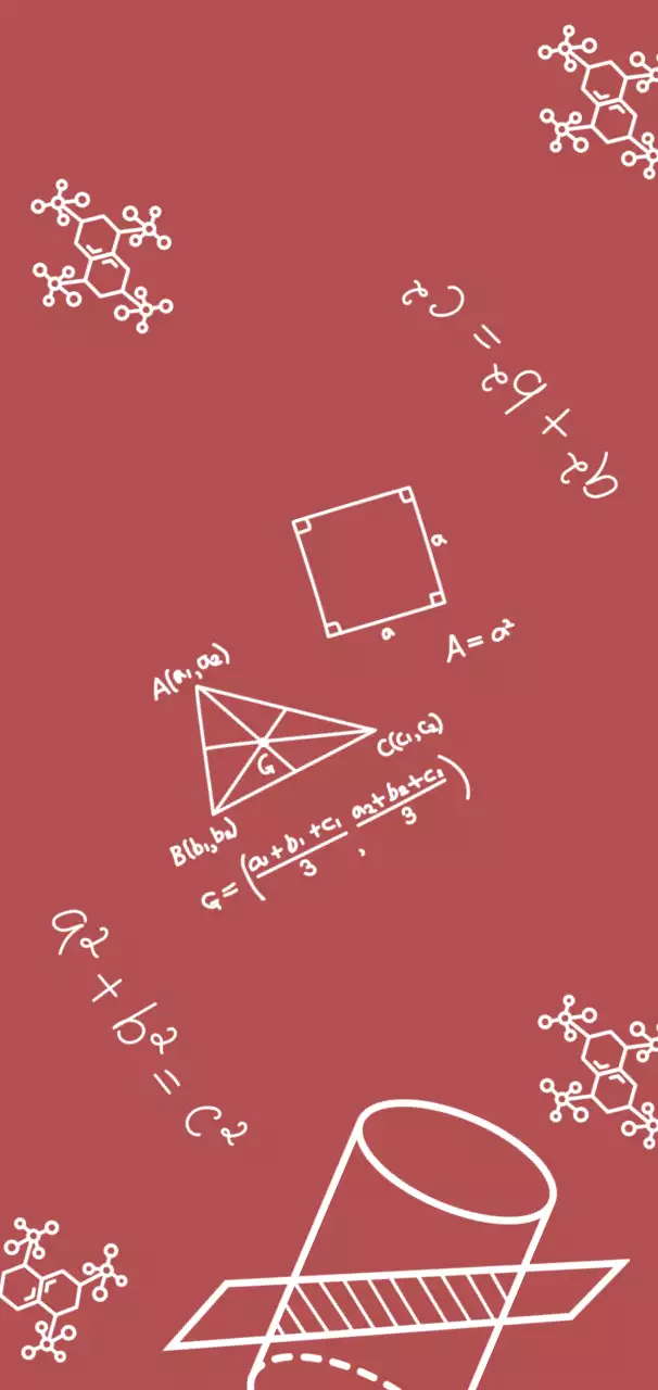 red abstract science material