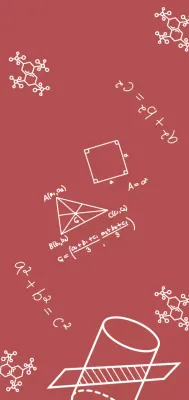 red abstract science material