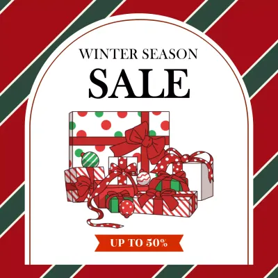 빨강 팝 세일 프로모션