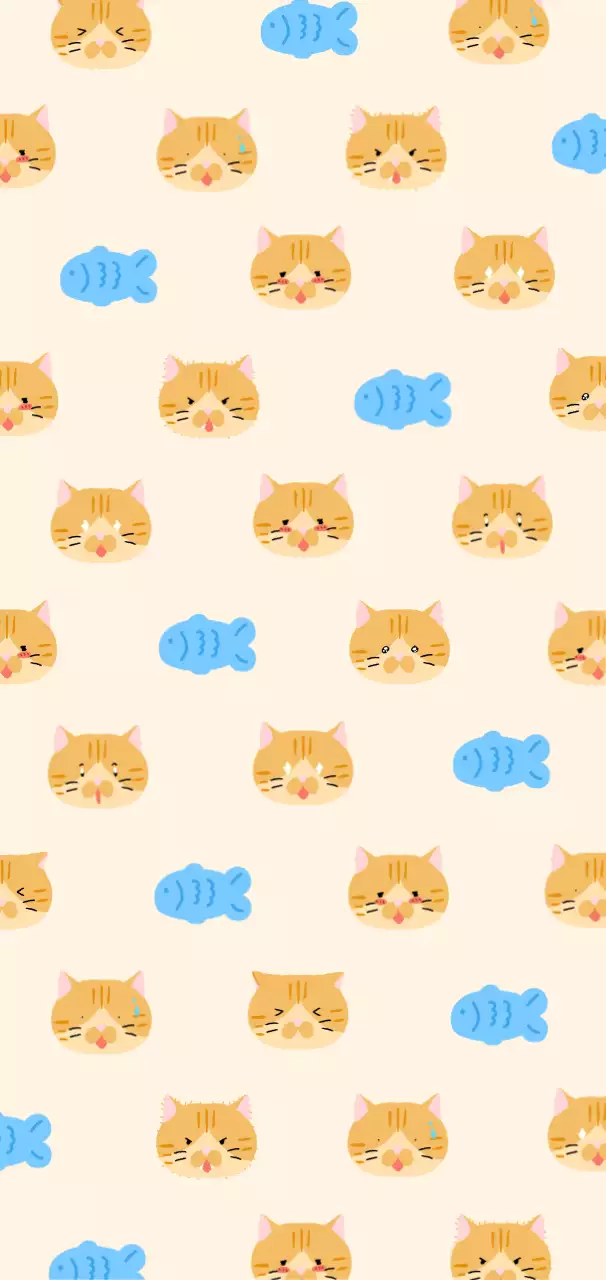 베이지 아기자기한 동물 배경