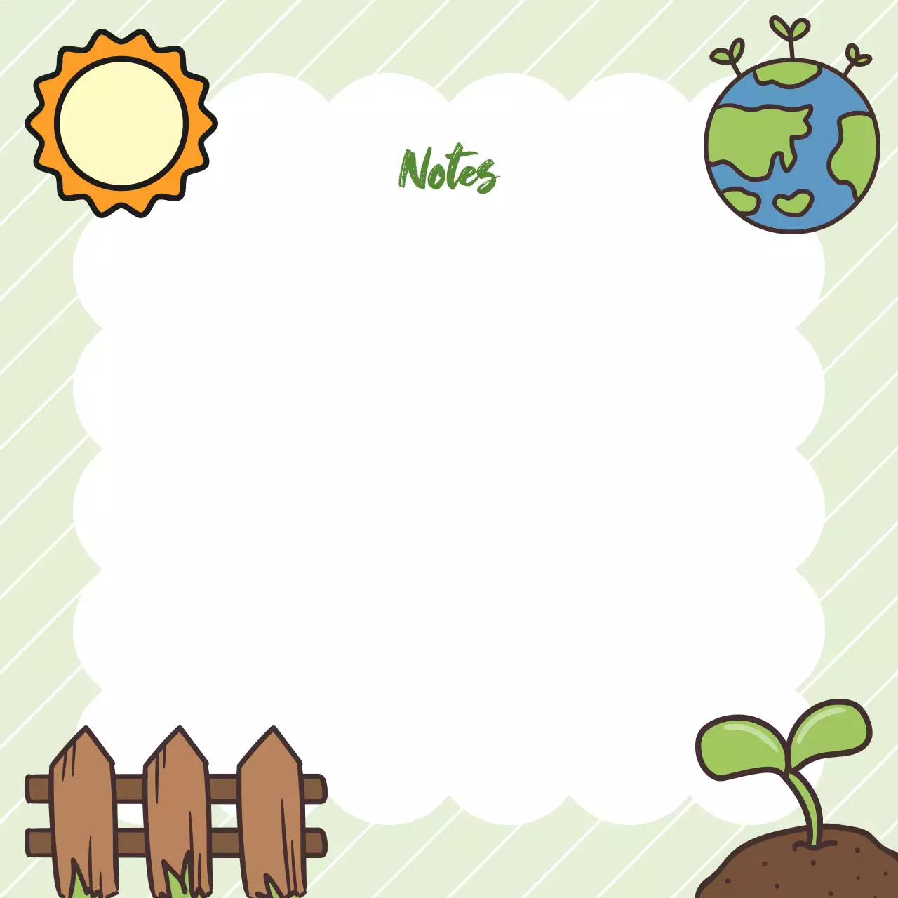 Perencana Catatan Minimal Hijau