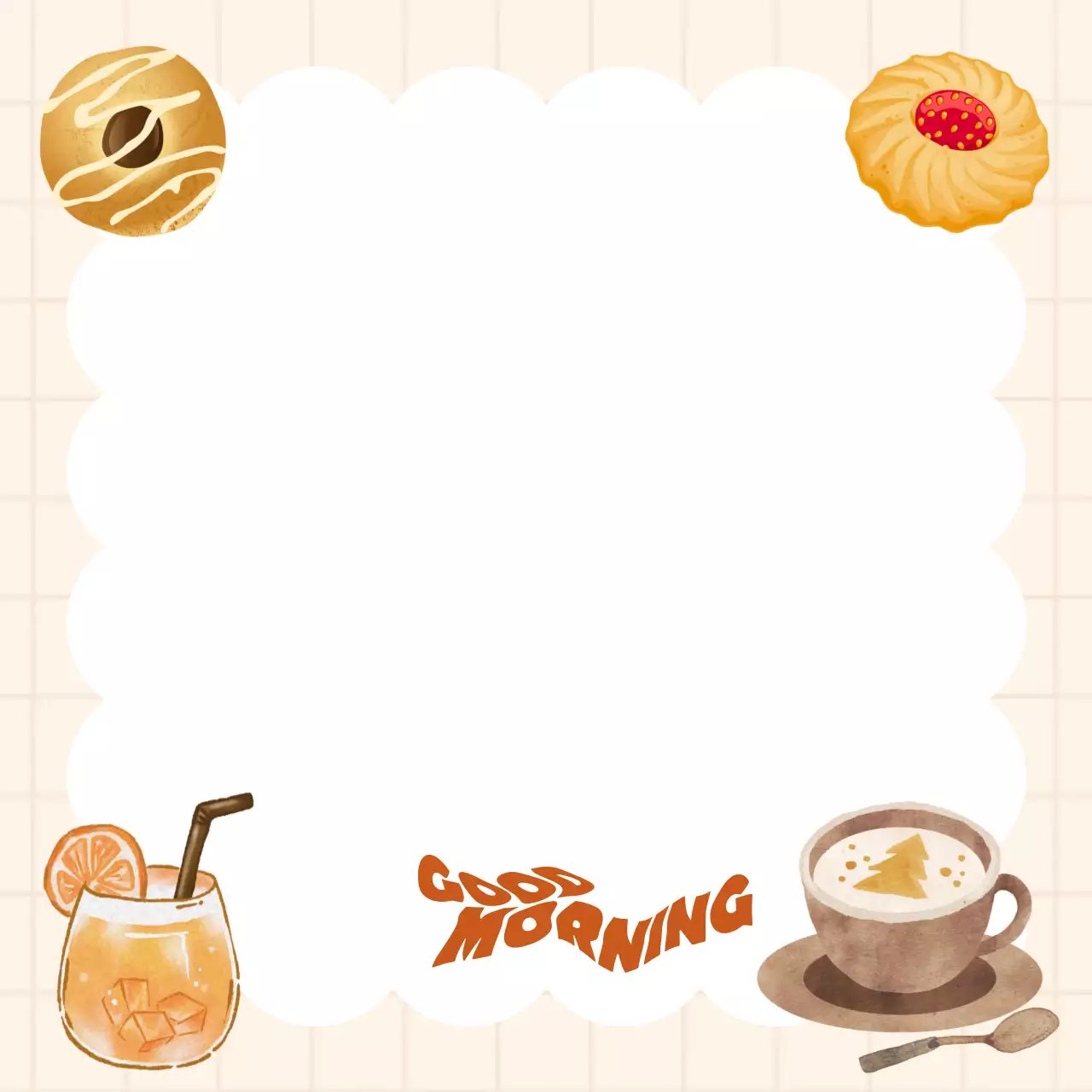 Perencana Catatan Retro Beige