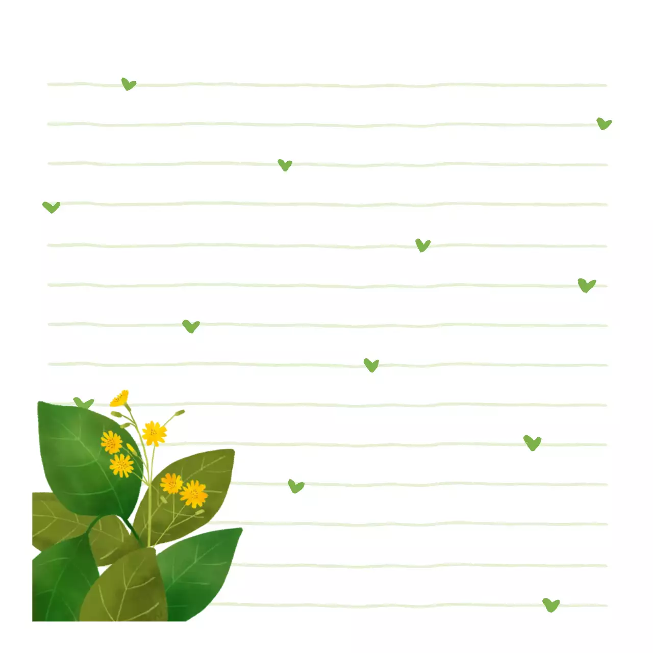 초록 심플 자연