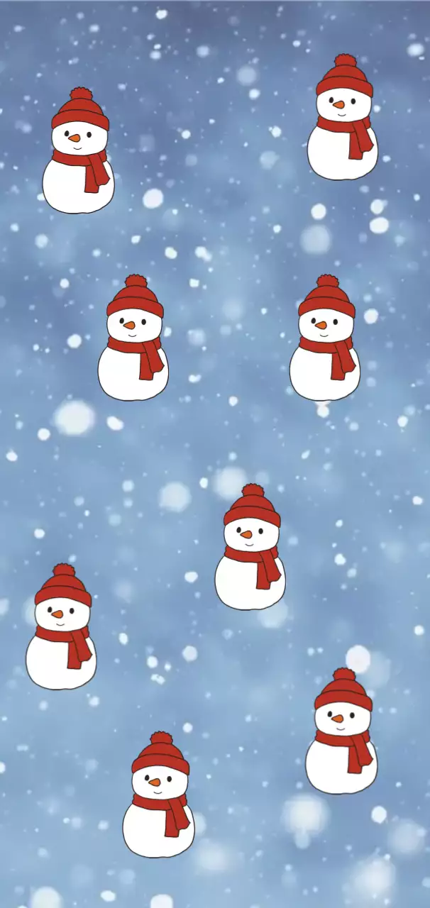 눈오는날 귀여운 눈사람