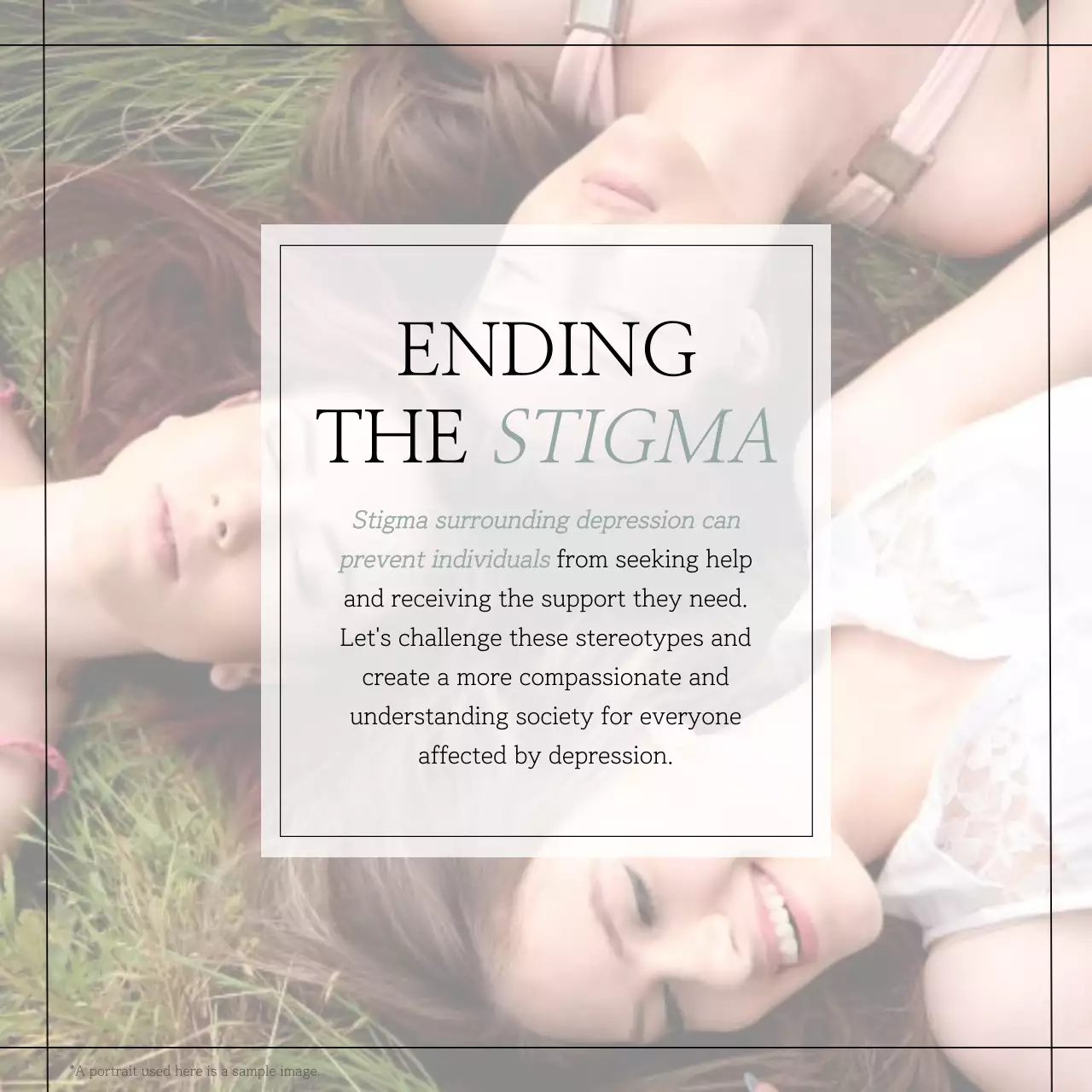 Beige Minimal Mental Health Guide Social Media Post