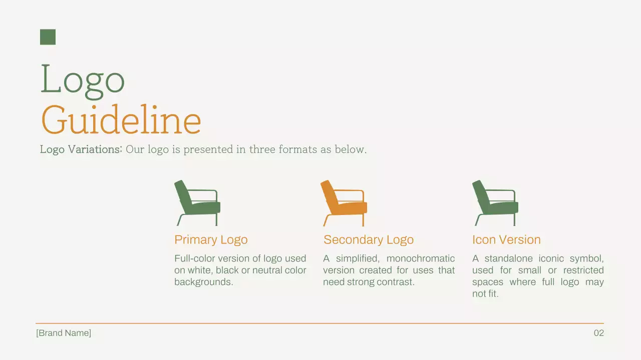 Green Minimal Brand Guide Presentation