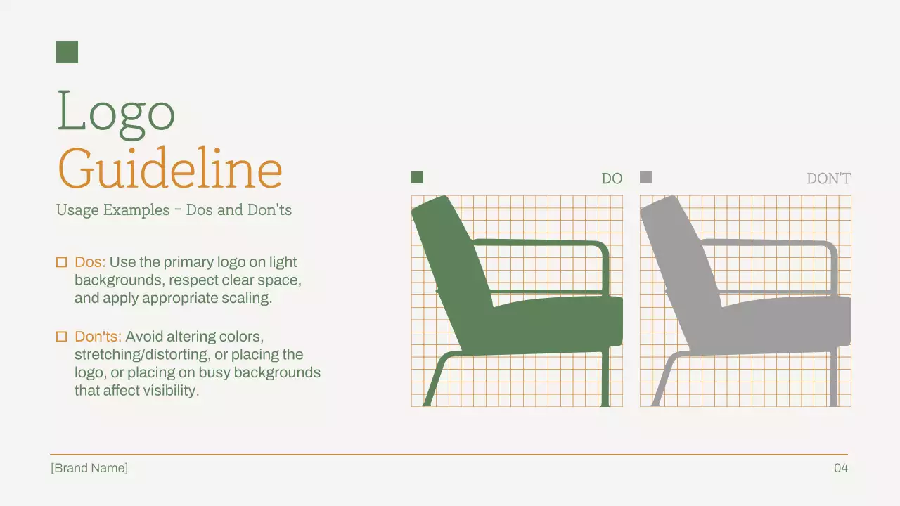 Green Minimal Brand Guide Presentation