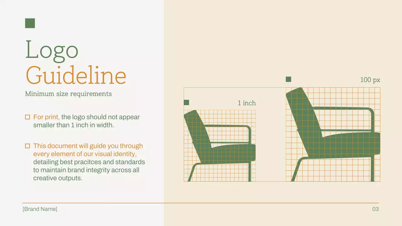 Green Minimal Brand Guide Presentation