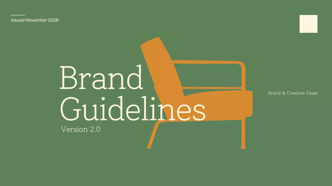 Green Minimal Brand Guide Presentation