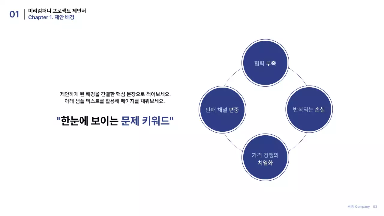 파랑 모던 기획 제안서