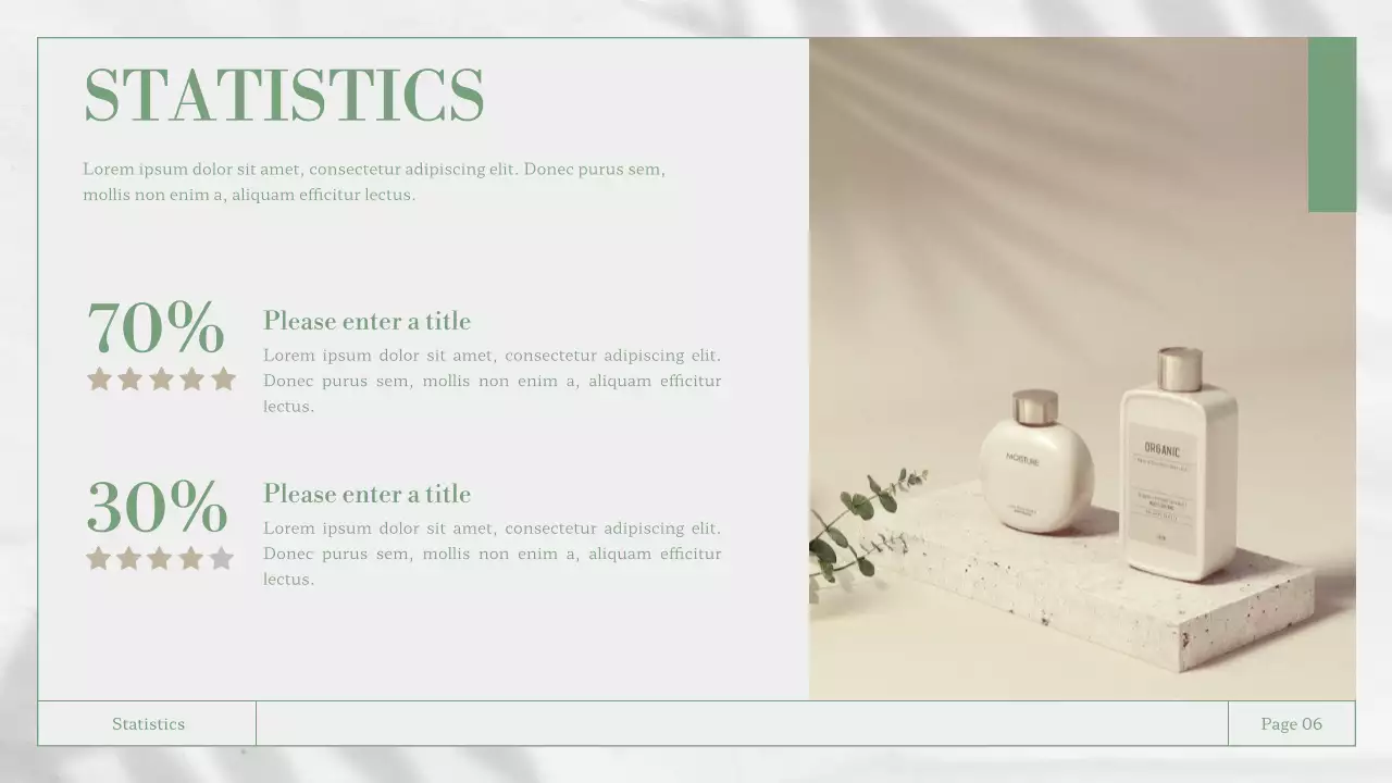 Presentasi Bisnis Minimal Hijau