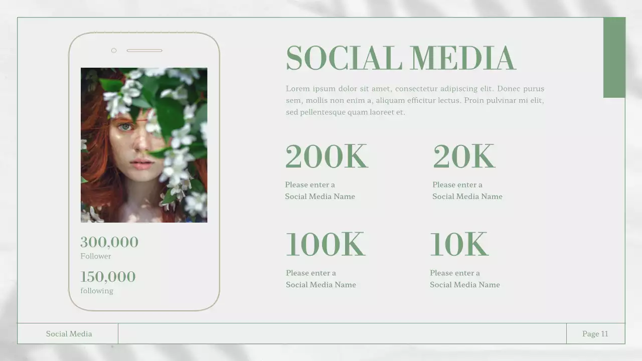 Presentasi Bisnis Minimal Hijau