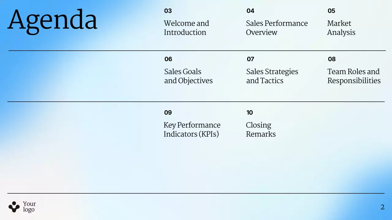 Blue Modern Business Guide Presentation