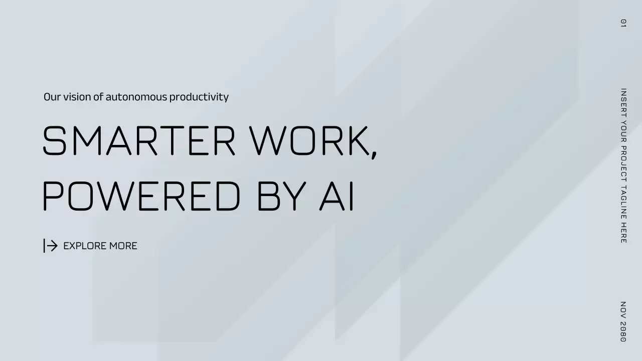 Grey Modern AI Announcement