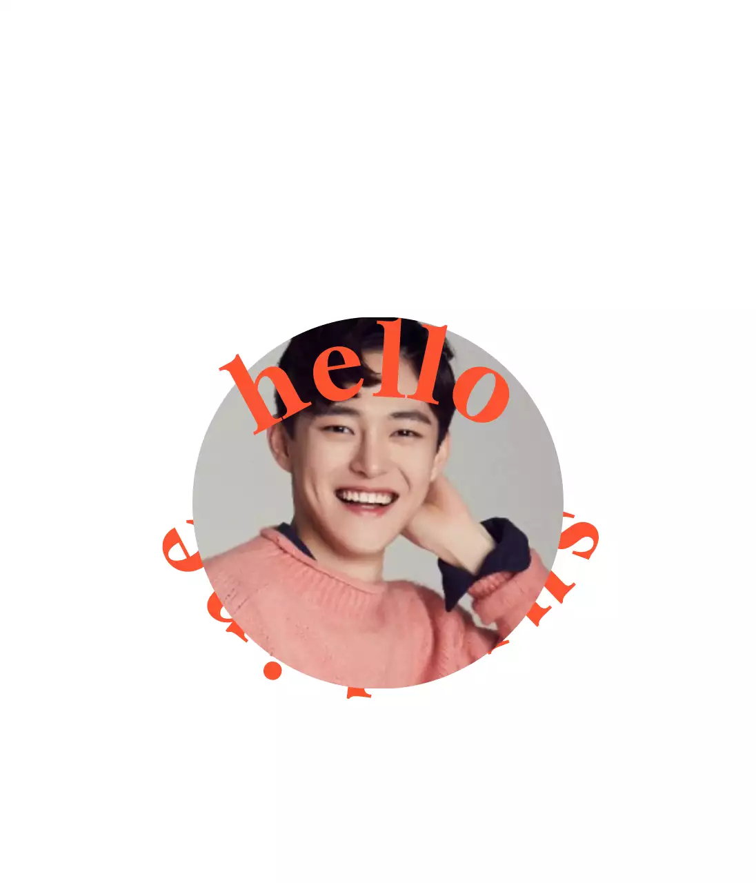 ホワイトのシンプルなレタリンググッズ