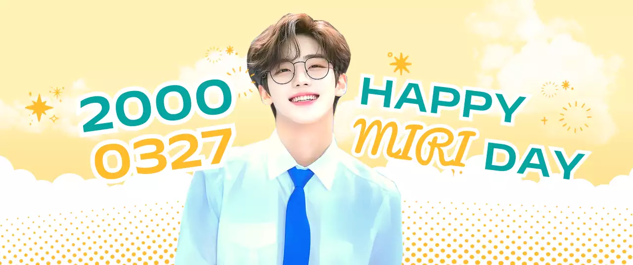 黄色 ポップ 誕生日 ポスター