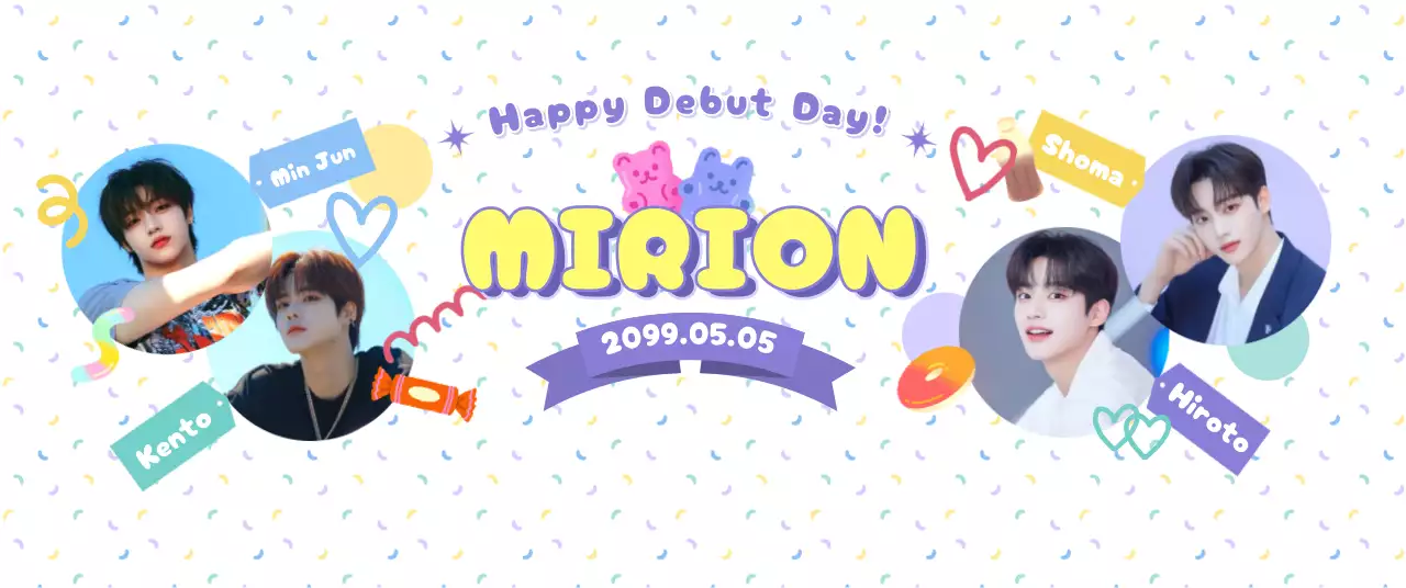 カラフル ポップ 音楽 ポスター