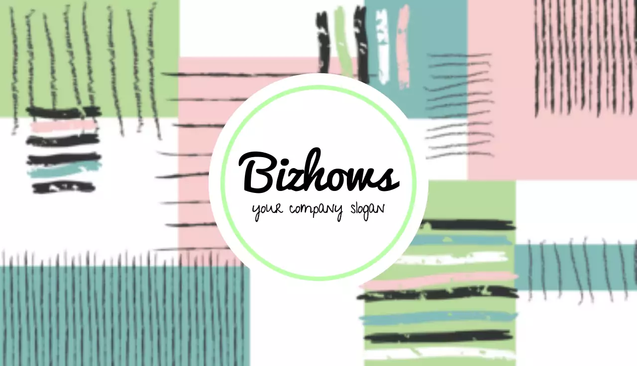 Pastel Abstract Business Card