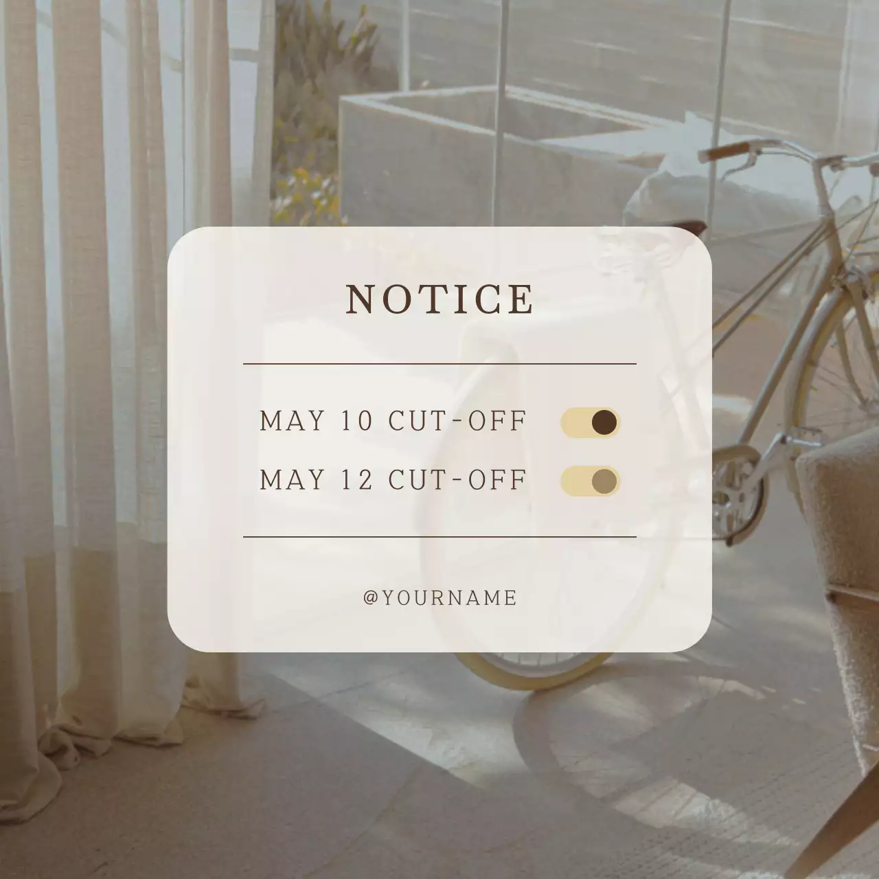 Promote modern bookings in brown and yellow