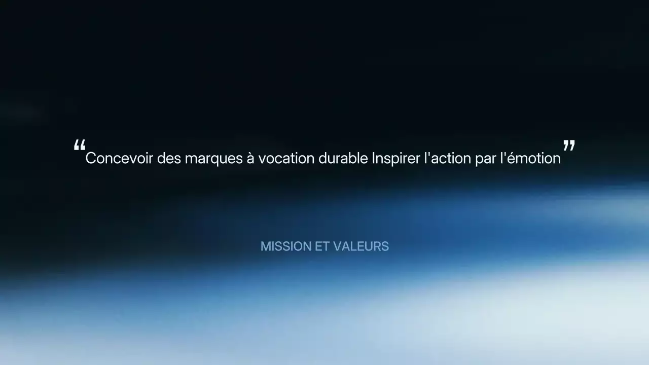 Présentation de la stratégie commerciale moderne de Blue