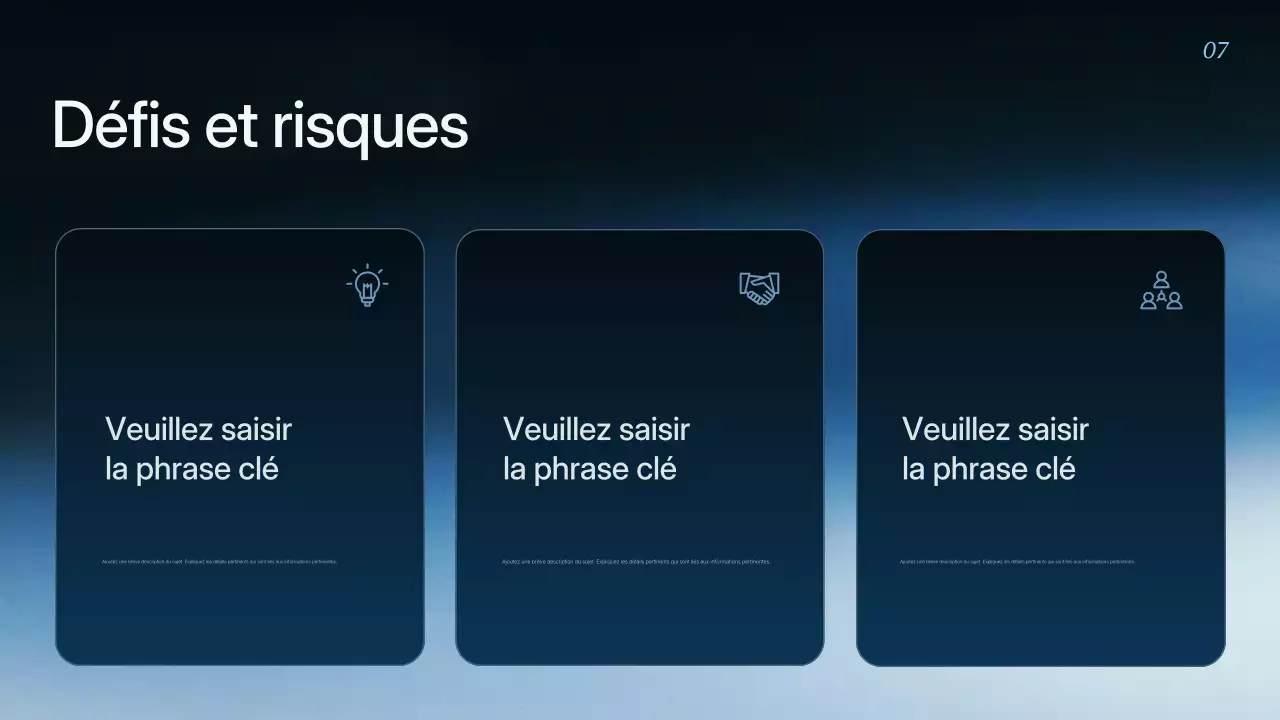 Présentation de la stratégie commerciale moderne de Blue