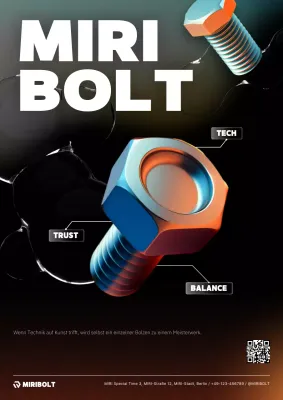 Neon Modern Tech Werbung