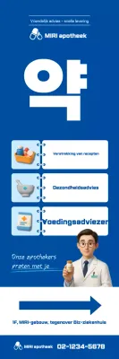 Blauwe Moderne Gezondheidsbegeleiding Promotie