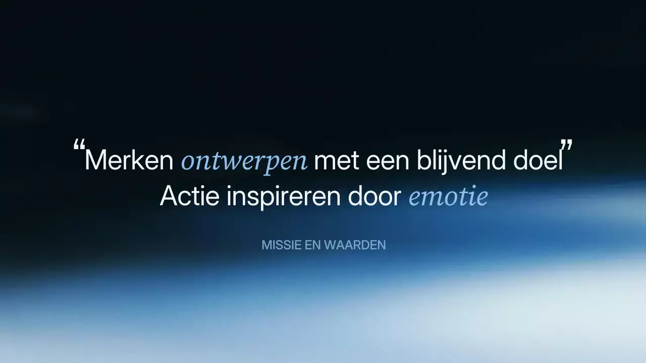 Presentatie van de blauwe moderne bedrijfsstrategie