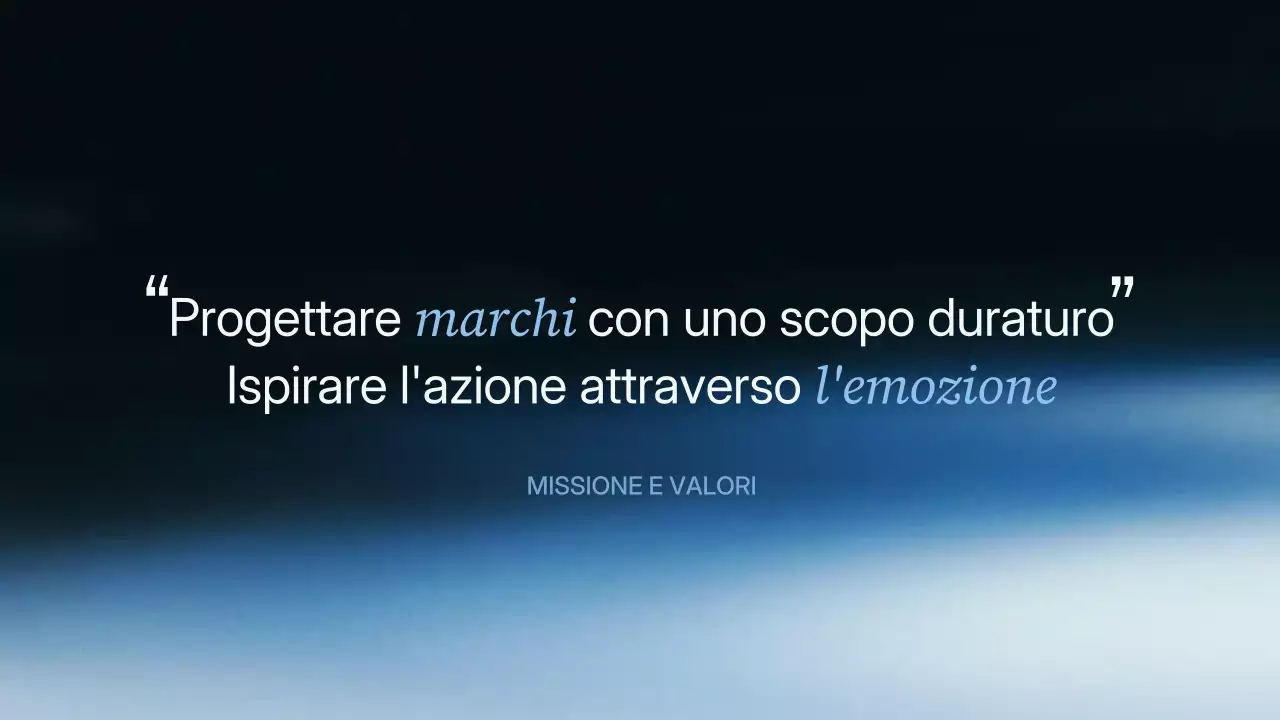 Presentazione della strategia aziendale moderna blu