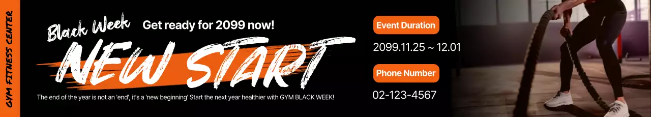 Evento Orange Modern Fitness