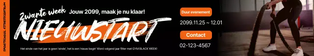 Orange Modern Fitness Evenement