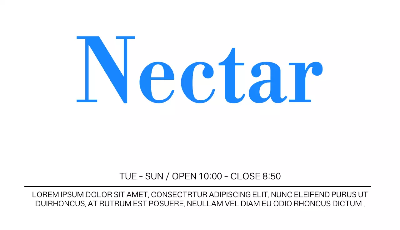 強烈なポイントカラーが印象的な英文名刺