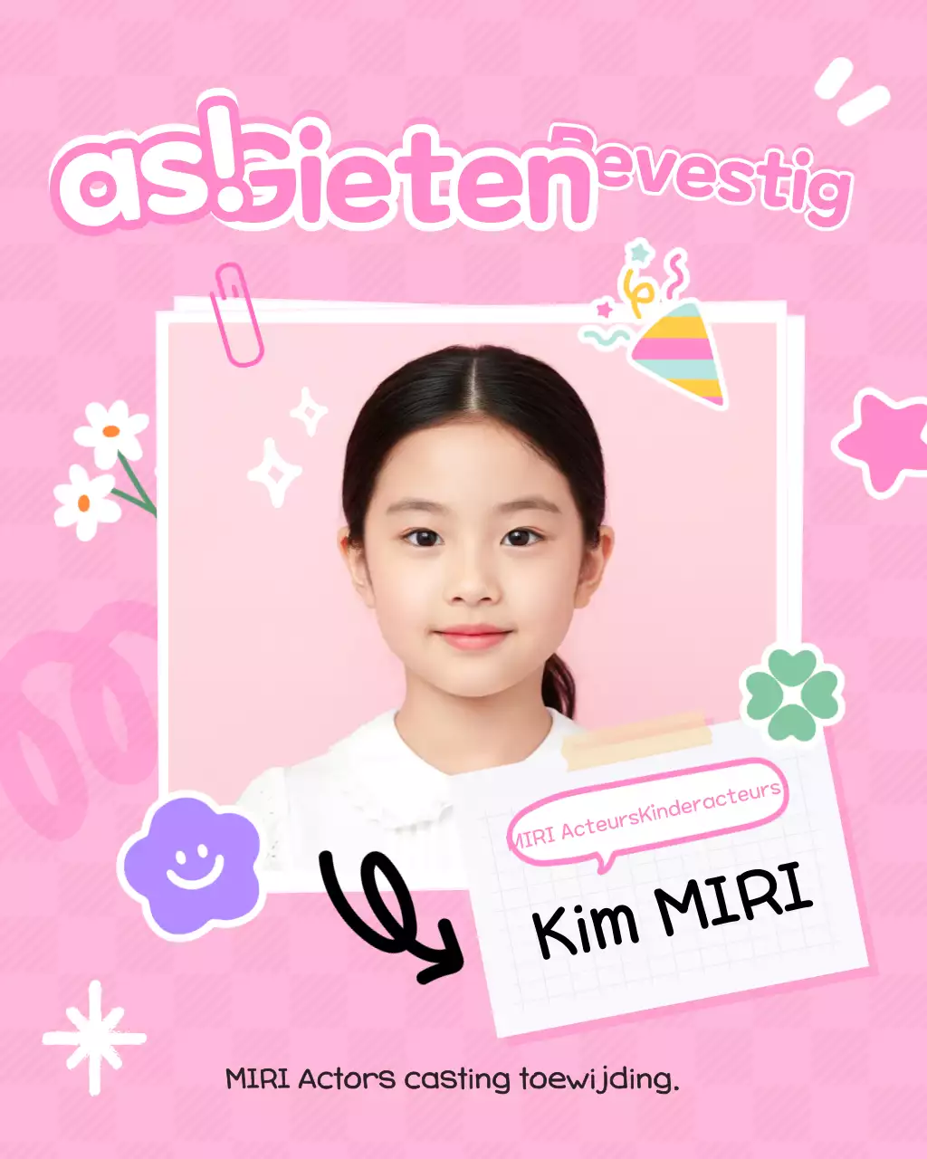 Roze Baby Casting Promotie