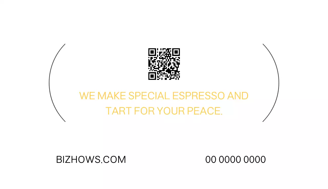 強烈なポイントカラーが印象的な英文名刺